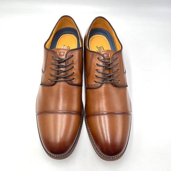 Florsheim Mens Size 8.5 Blaze Cap Oxfords Brown Leather Lace Up Dress Shoes New‎ main image 6